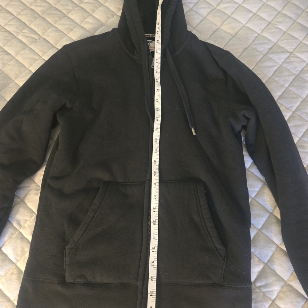 Lands' End Black Pullover Hoodie